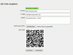 mv-soft: QR Code automatisch generieren