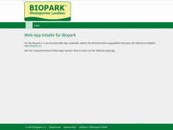 Biopark - ökologischer Landbau