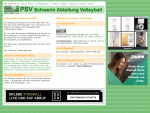 Sponsoring: Der Polizeisportverein Schwerin e.V. Abteilung Volleyball