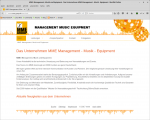 Referenz
(aus den Bereichen: Homepage, Internetseite, Webagentur)

MME Veranstaltungstechnik und - management