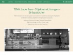 Referenz
(aus den Bereichen: Homepage, Webagentur, Internetseite)

TBVA: Ladenbau - Objekteinrichtungen - Einbauküchen