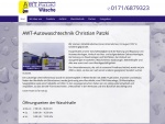 Refereenz
Bereich: Auto / Reifen / Ersatzteile / Fahrzeughandel

AWT- Autowaschtechnik Christian Patzki