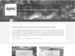 mv-soft: Unser neues Internet-Projekt - apac Verpackungstechnik GmbH